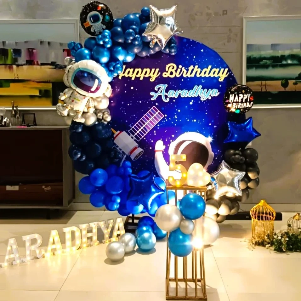 AstronautThemeBirthdayDecoration