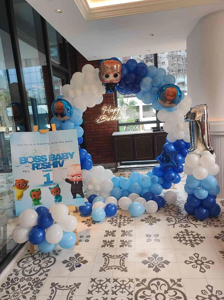 Kids Birthday Boss Baby Decor 