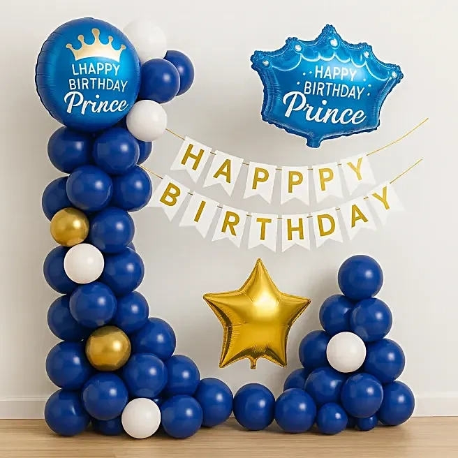 royalbluebirthdayballoondecor3