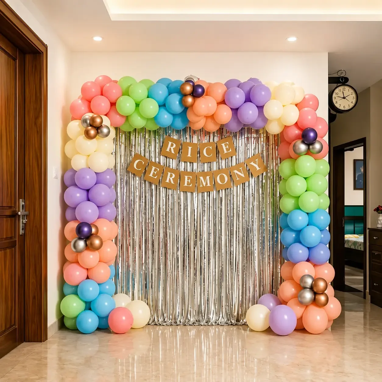 Rice Ceremony Home Decoration Setup