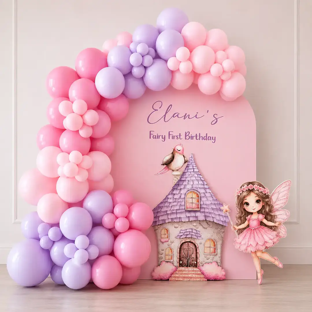 Premium Fairy Theme Birthday Decoration Setup