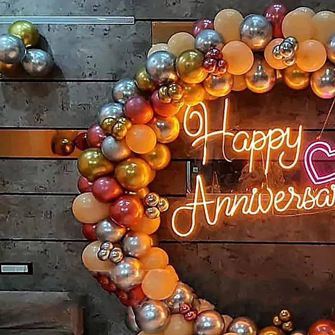 Happy Anniversary Shining Decoration Set 
