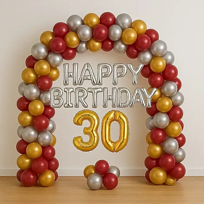 radiantbirthdayarchballoondisplay1