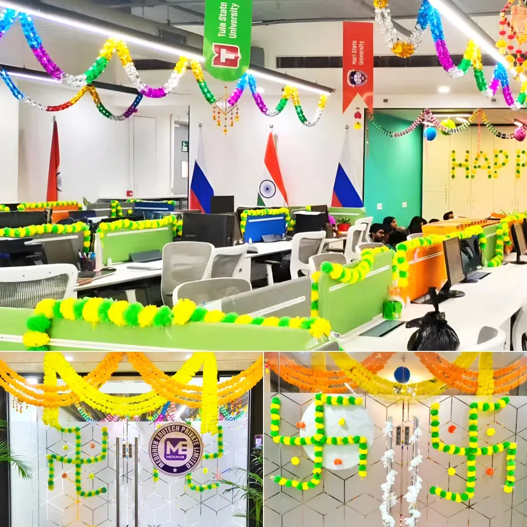 Artistic Diwali Office Decoration Set