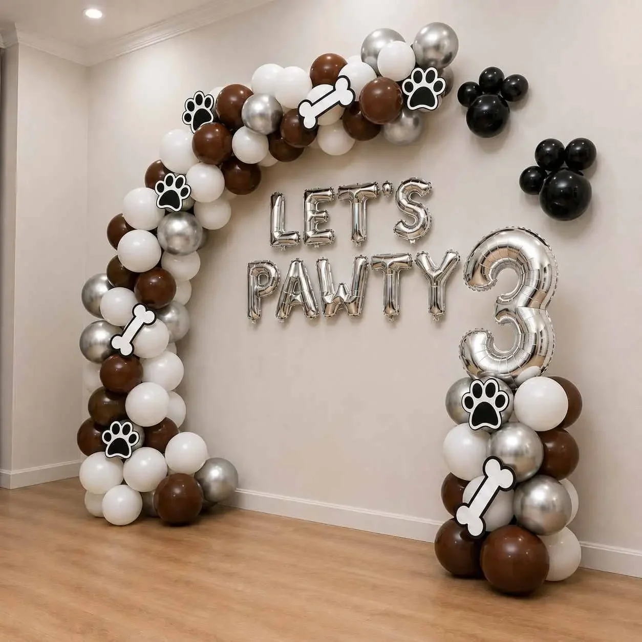Cute Pet Birthday Balloon Decoration Setup