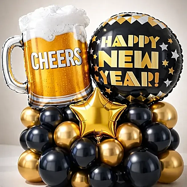 beermugnewyeartableballoondecor2