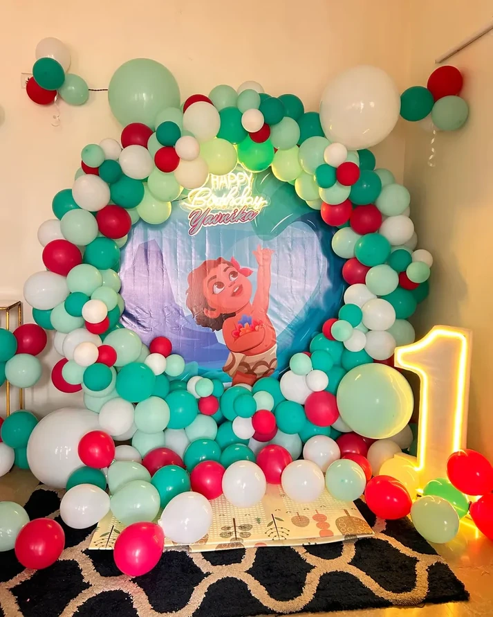 Moana Balloon Ring Decor 