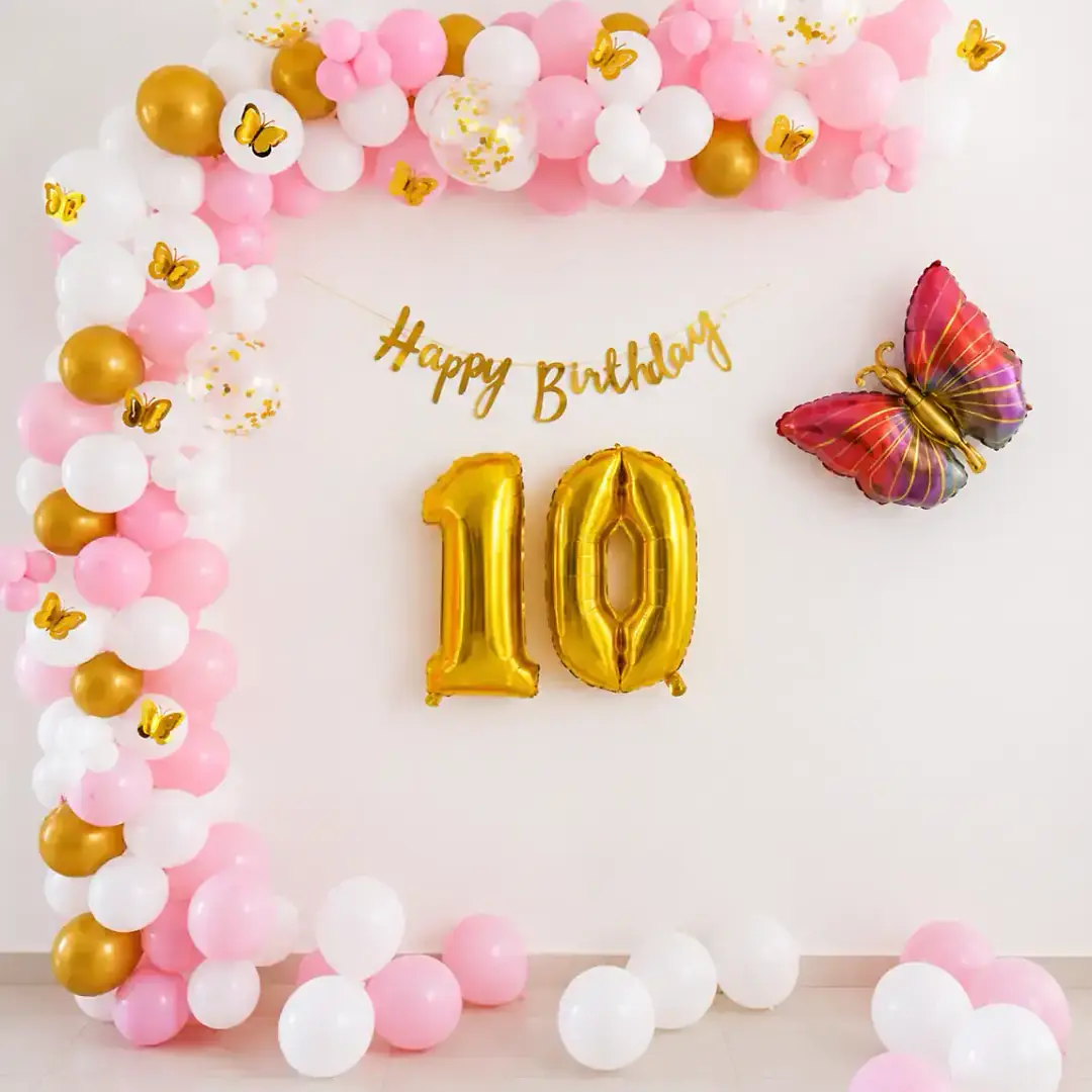 Butterfly Pastel Balloon Arch Decor