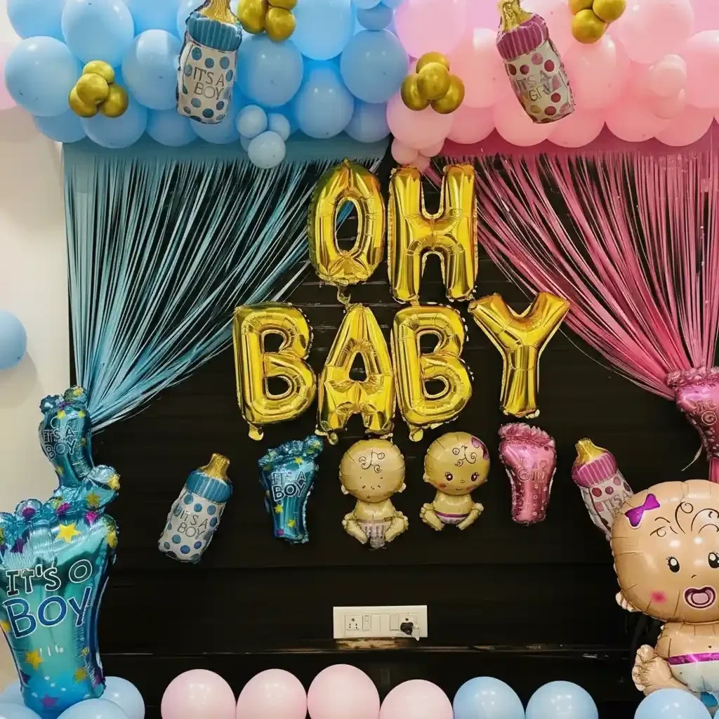 Pastel Theme Baby Shower Decoration  Setup