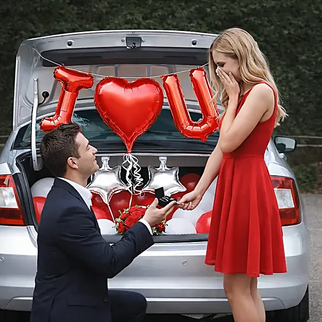 Car Deck I Love You Decor Set 