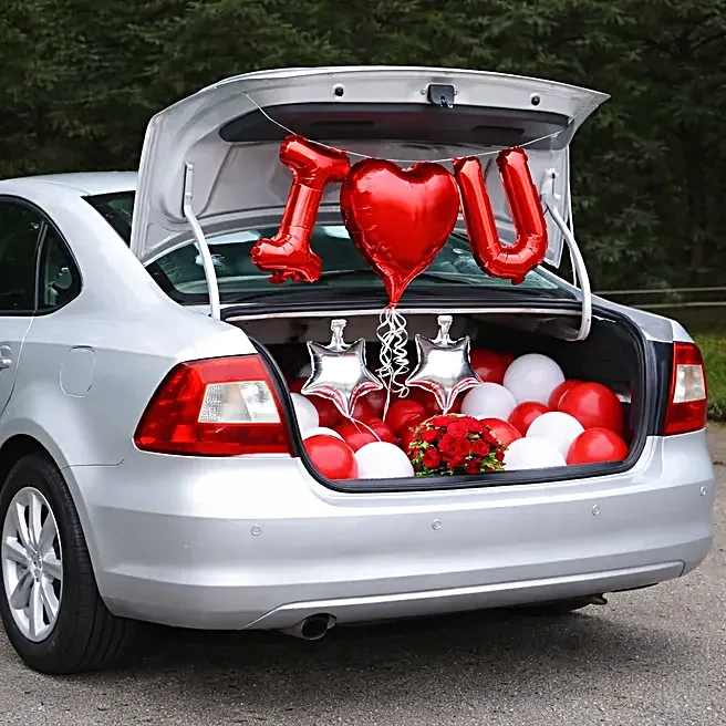 Car Deck I Love You Decor Set 