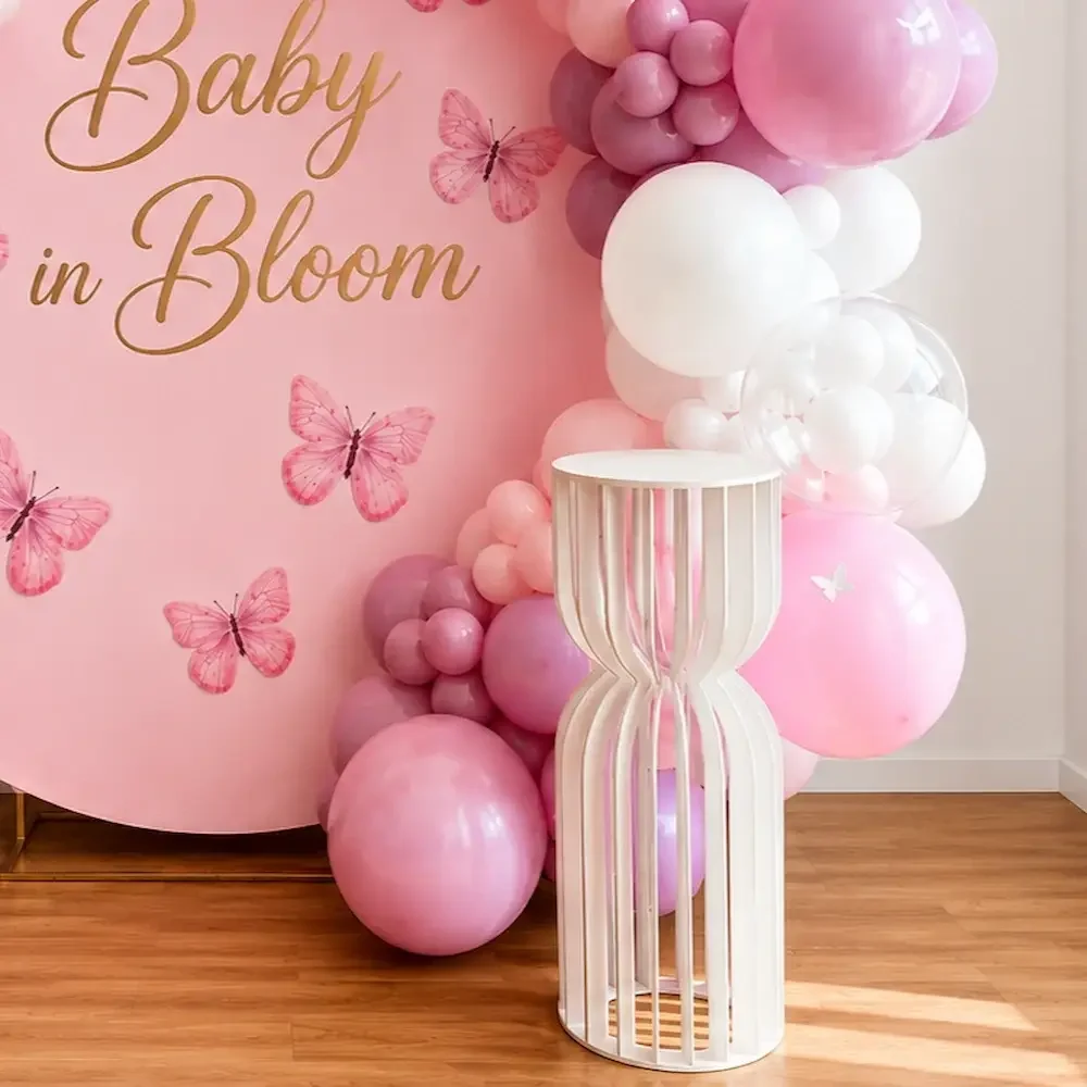 Baby in Bloom Backdrop Decoration Setup 