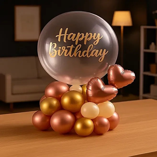 goldenblushballoonbouquet1