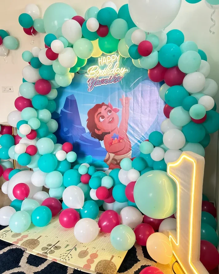 Moana Balloon Ring Decor 