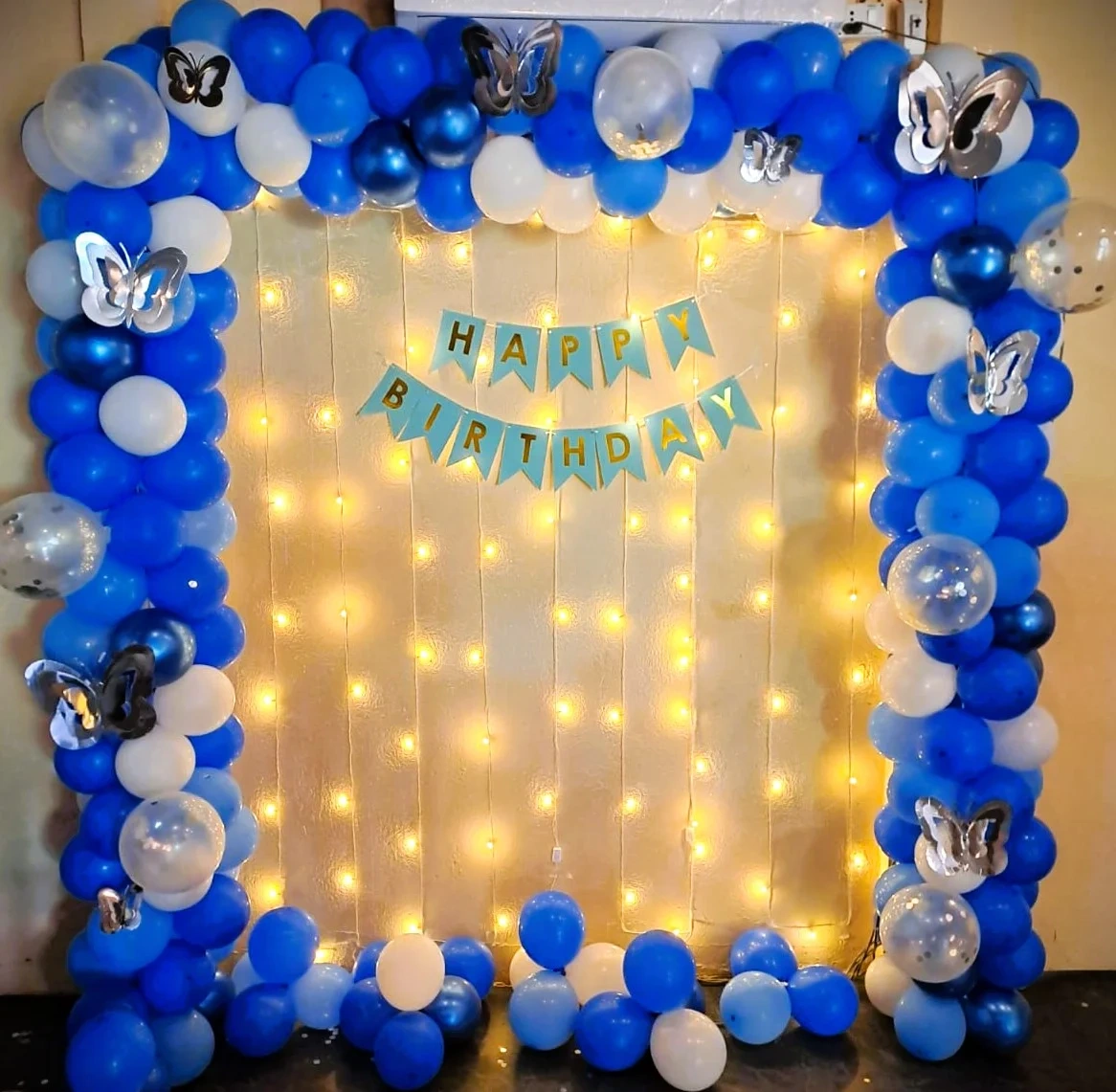 BabyBoyBlueWhiteDecoration
