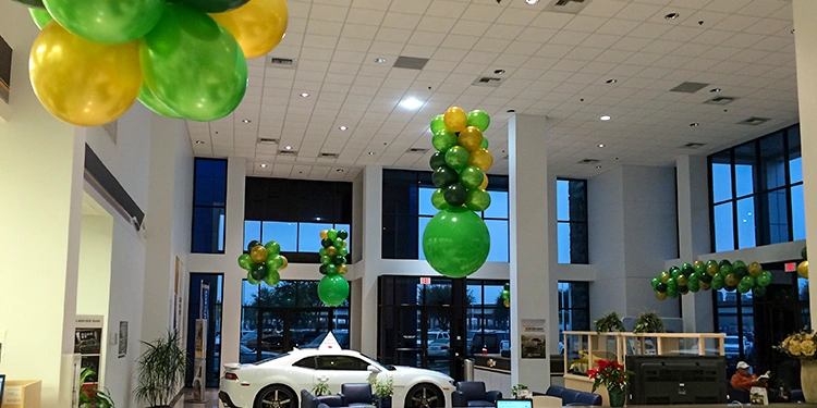 yellowgreenballoonsofficedecoration11667822373