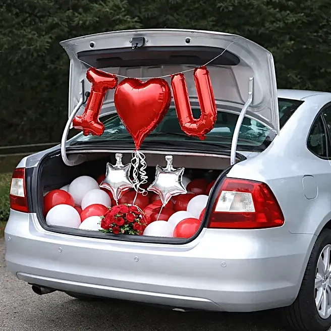 Car Deck I Love You Decor Set 
