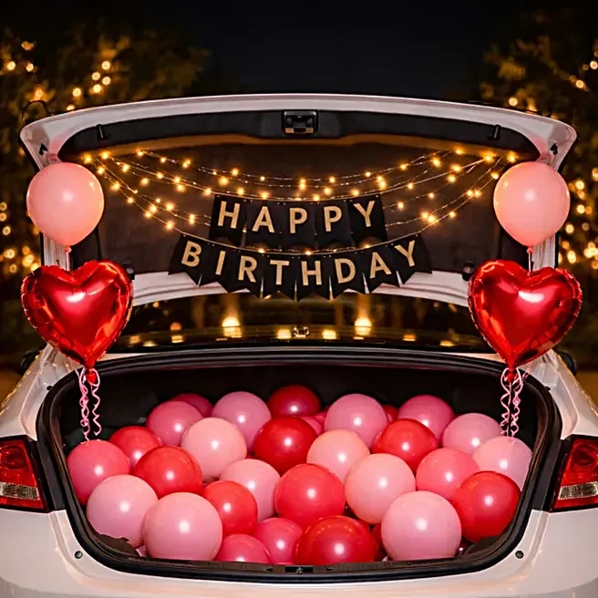 shiningbirthdayballooncarbootdecor1