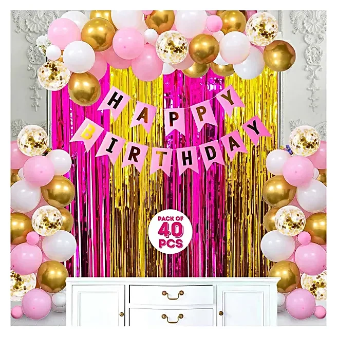 gorgeouspinkbirthdaydecoration1