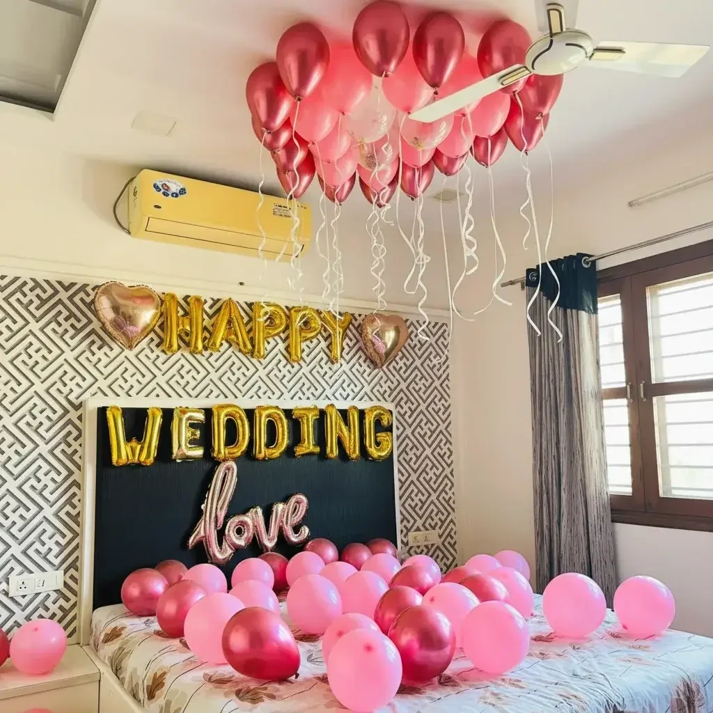 Happy Love Marriage Decoration Setup