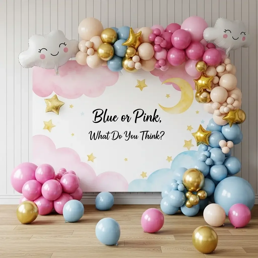 Pretty Baby Shower Party Decoration