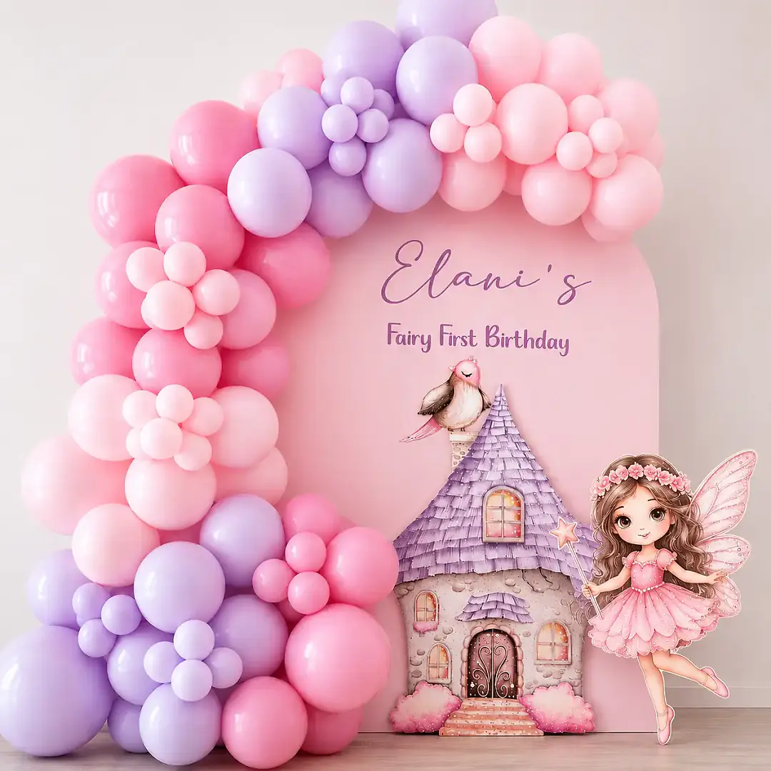 Premium Fairy Theme Birthday Decoration Setup
