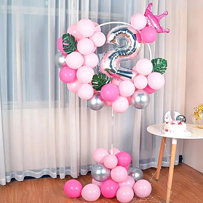 princessbdaypersonalisedballoonringstand1