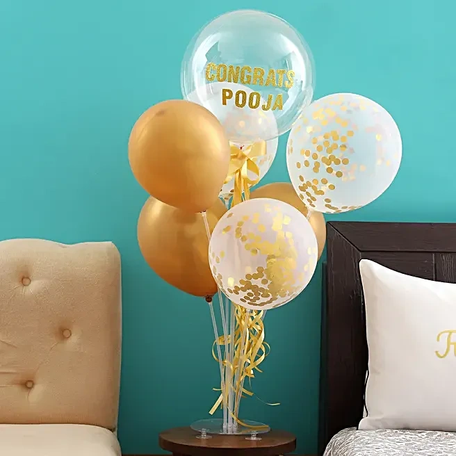shiningcongratulationsballoonbouquetforher1