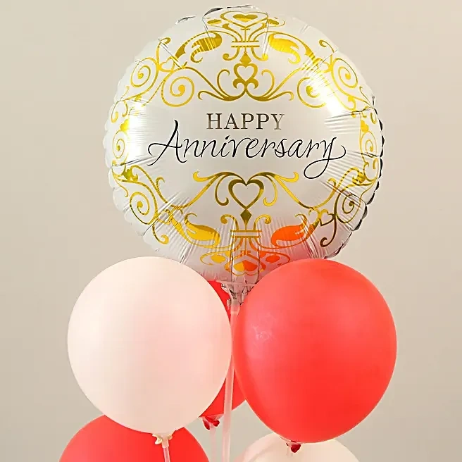 Classy Anniversary Balloon Bouquet Set