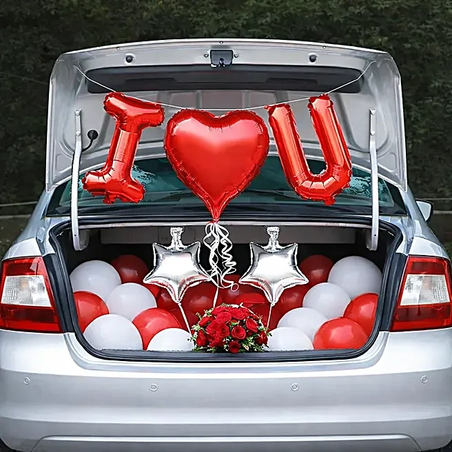 Car Deck I Love You Decor Set 