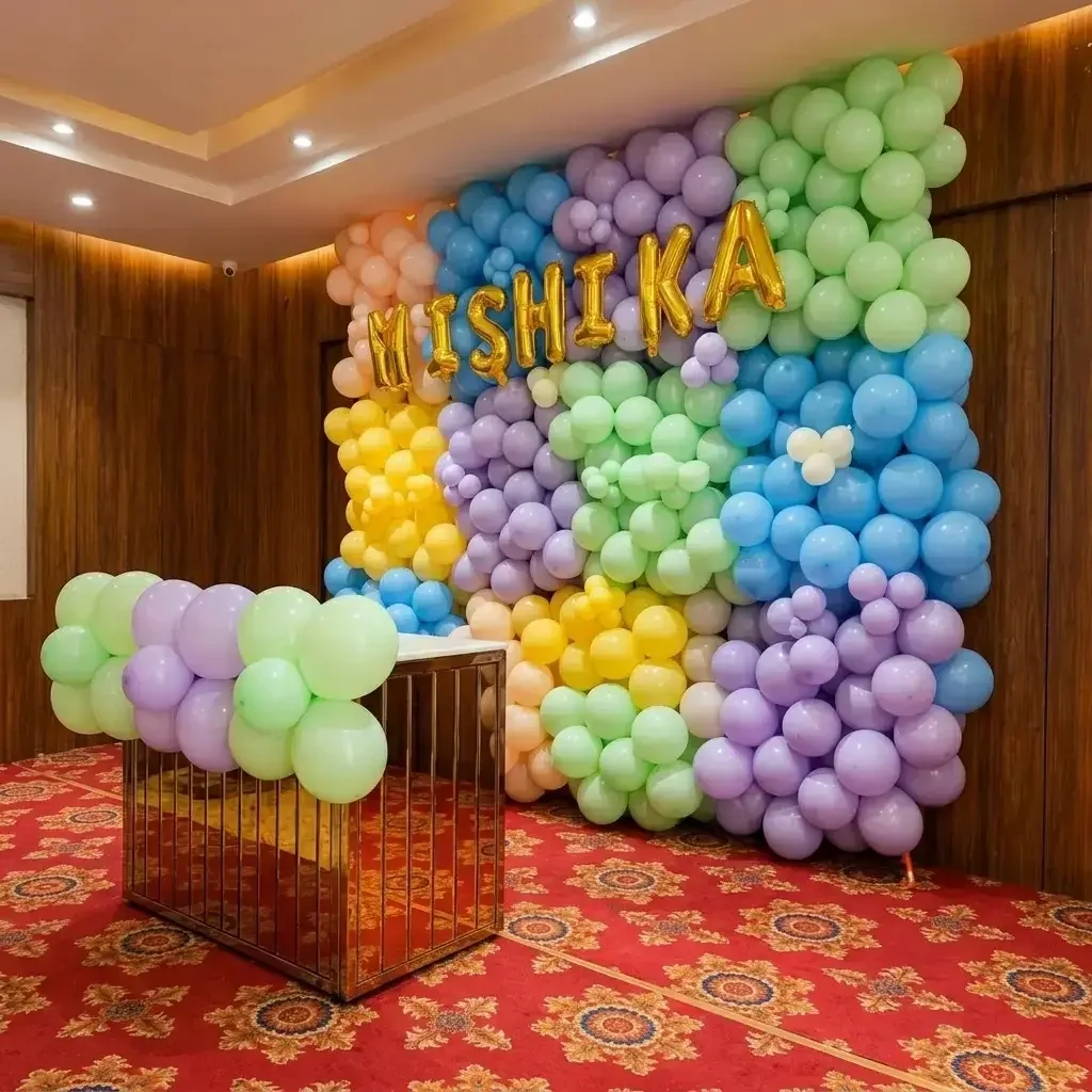 Homemade Naming Ceremony Setup Decor