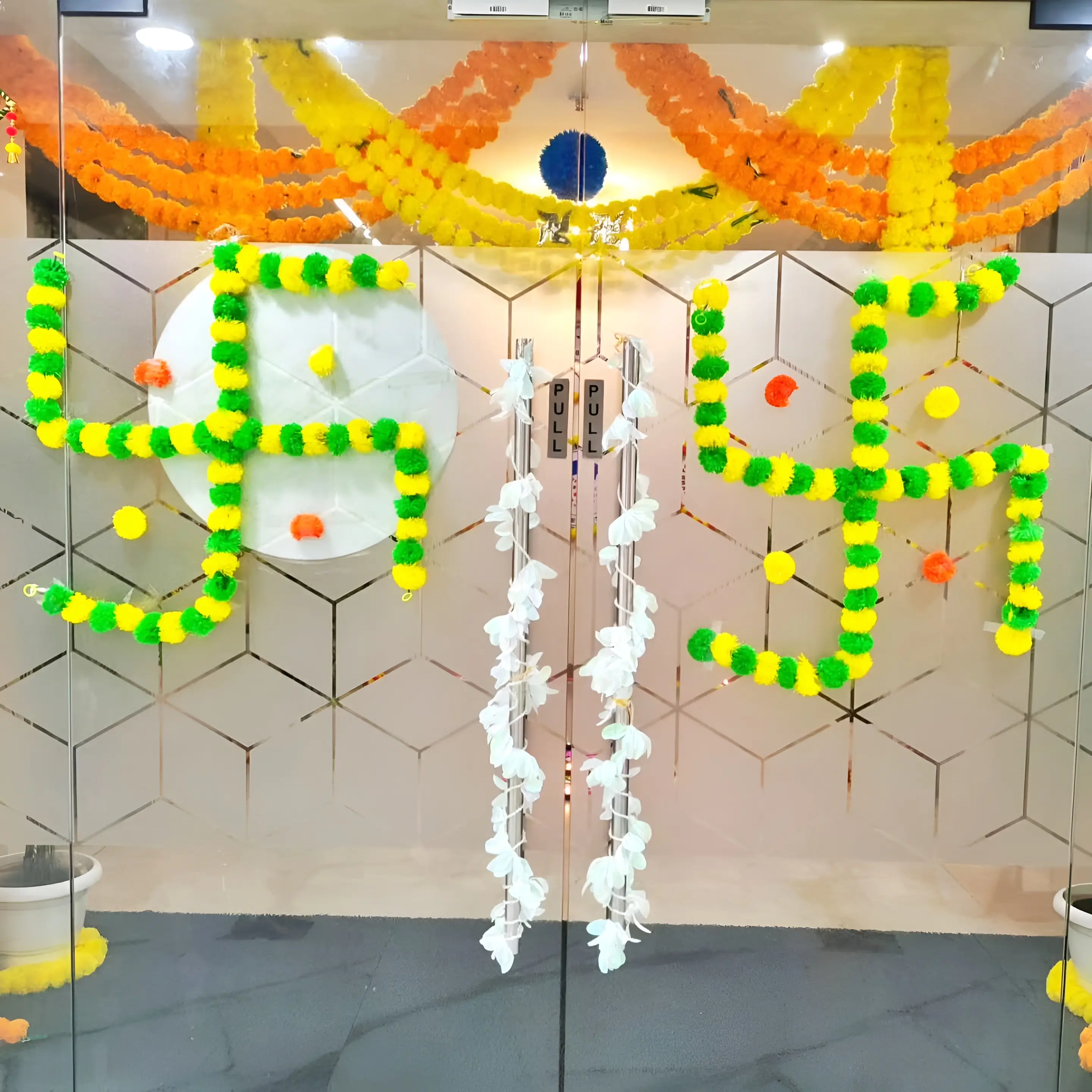 Artistic Diwali Office Decoration Set