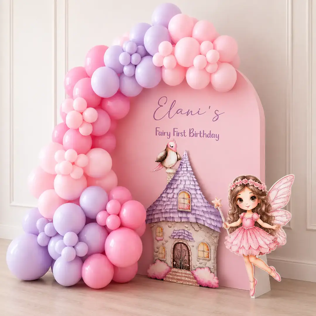 Premium Fairy Theme Birthday Decoration Setup