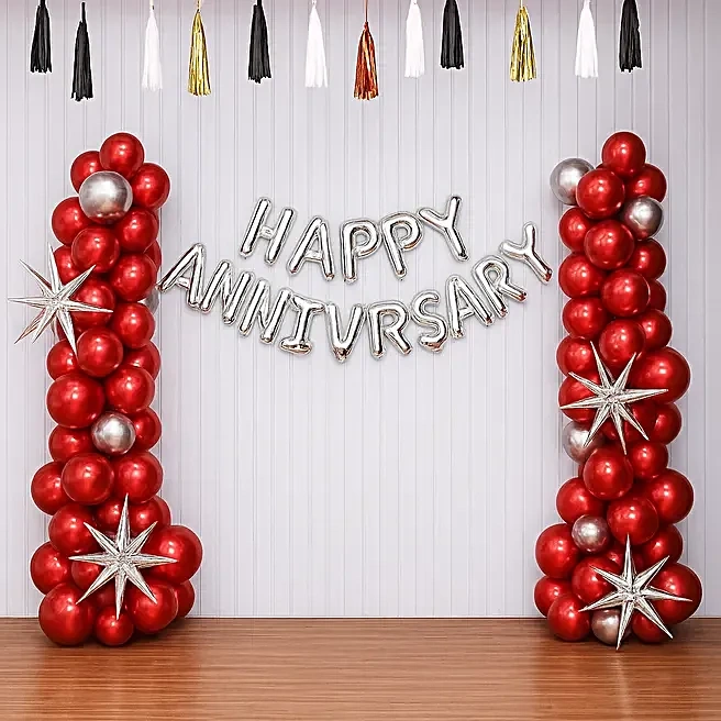 crimsonglowanniversaryballoondecor1