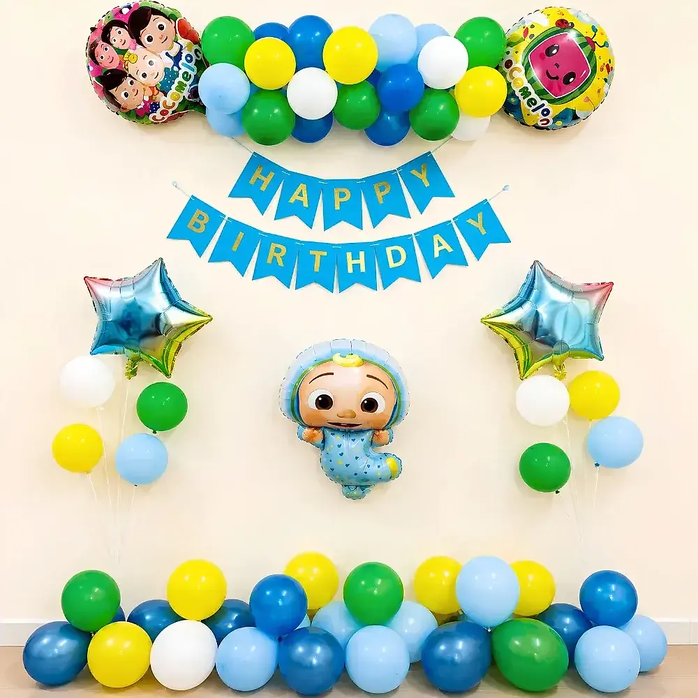 Cocomelon Birthday Decoration Setup