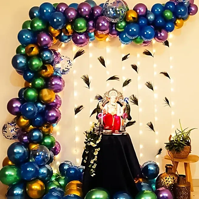 ganeshchaturthipeacockglowdecor1