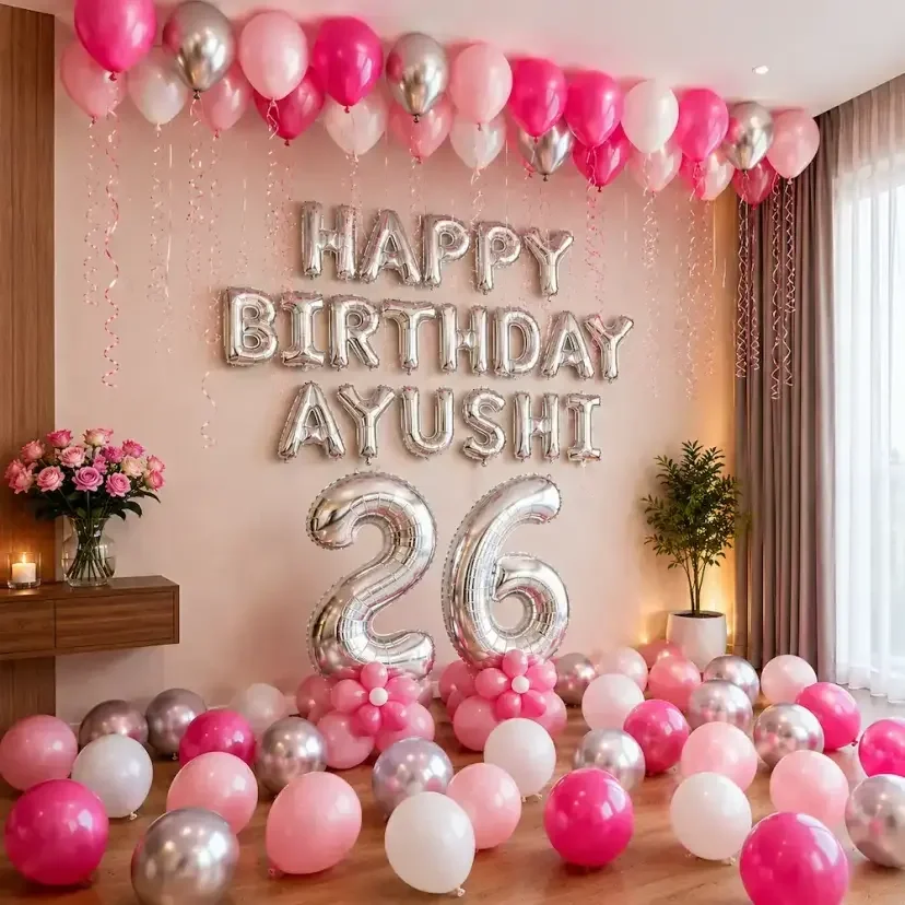 Simple Birthday Decoration at Home Srtup