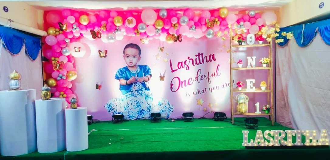 PinkOnederfulBabyGirlPartyDecor