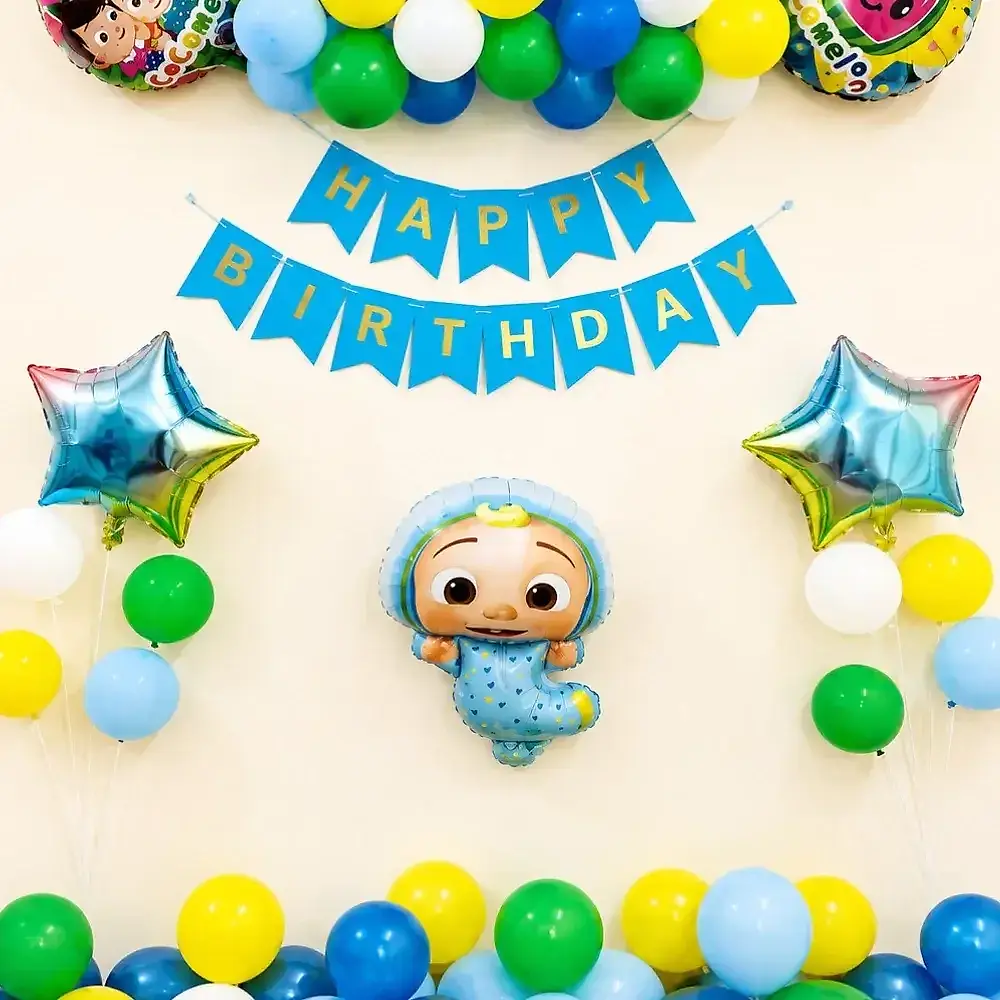 Cocomelon Birthday Decoration Setup