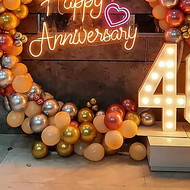 Happy Anniversary Shining Decoration Set 