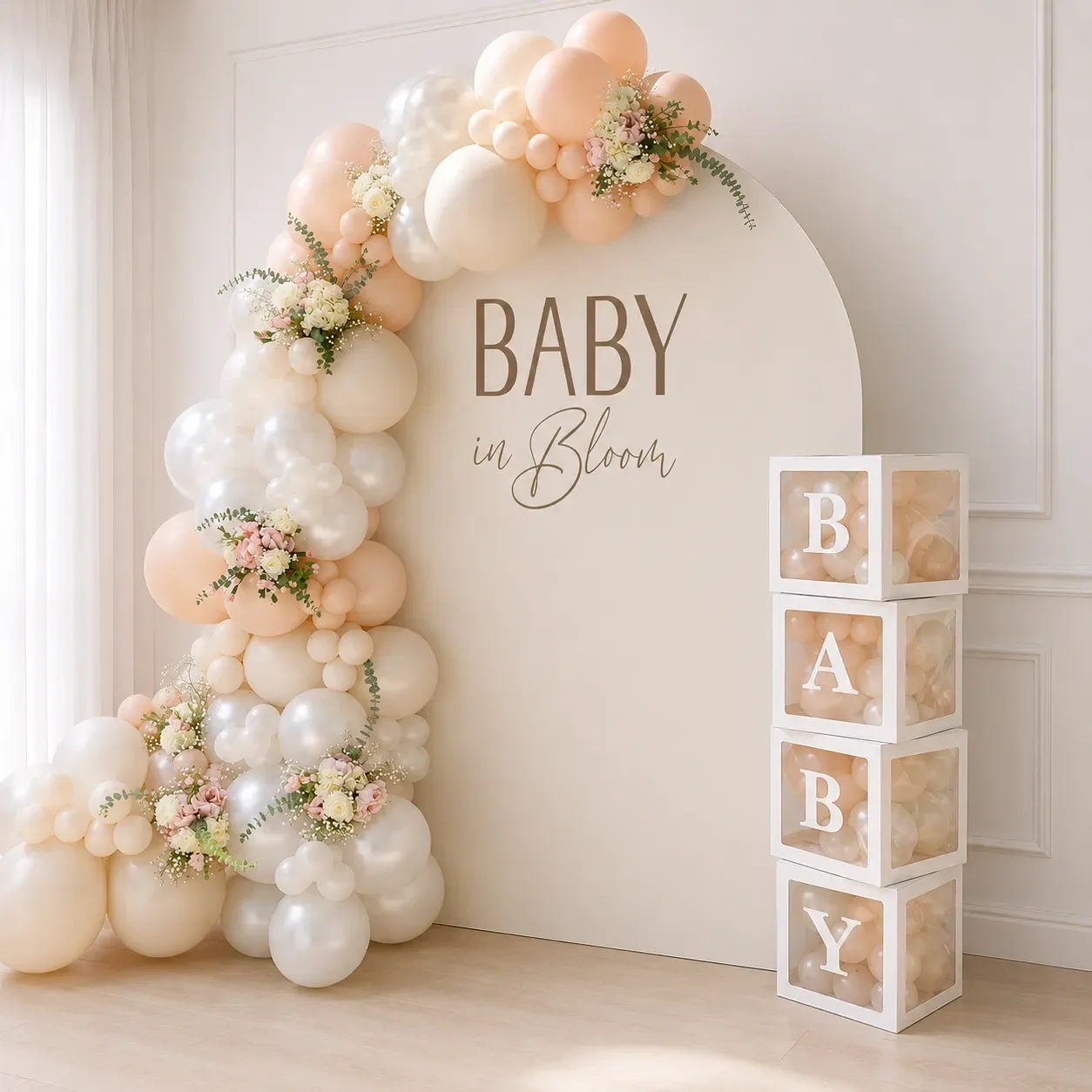 Baby In Bloom Theme Decoration Setup