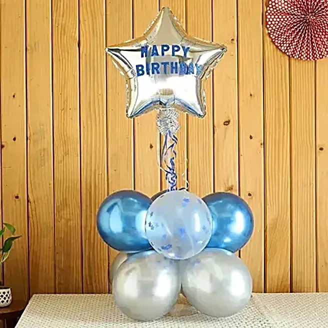 happybirthdaystarballoonbouquetsilverandblue1