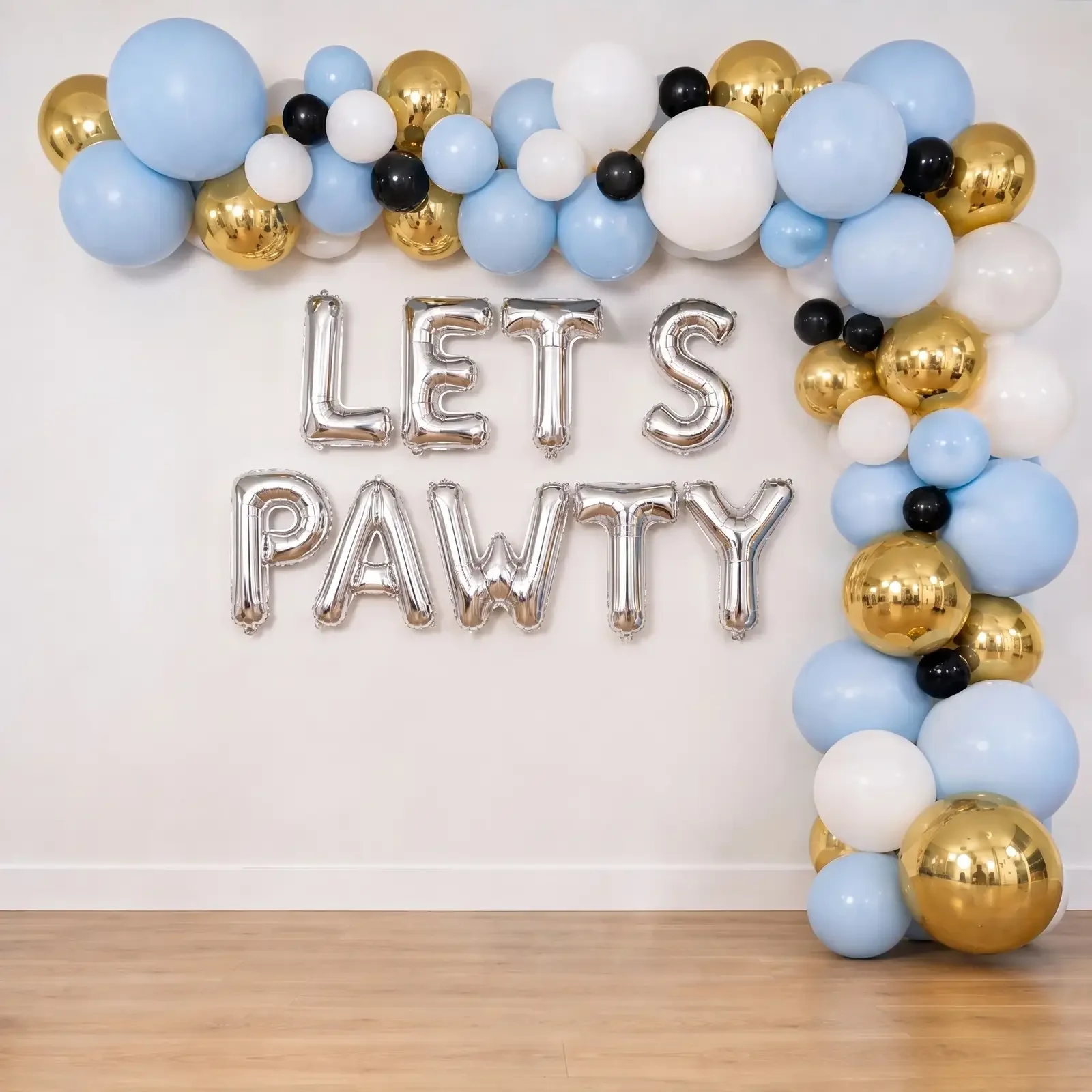 Puppy Birthday Balloon Decoration Setup