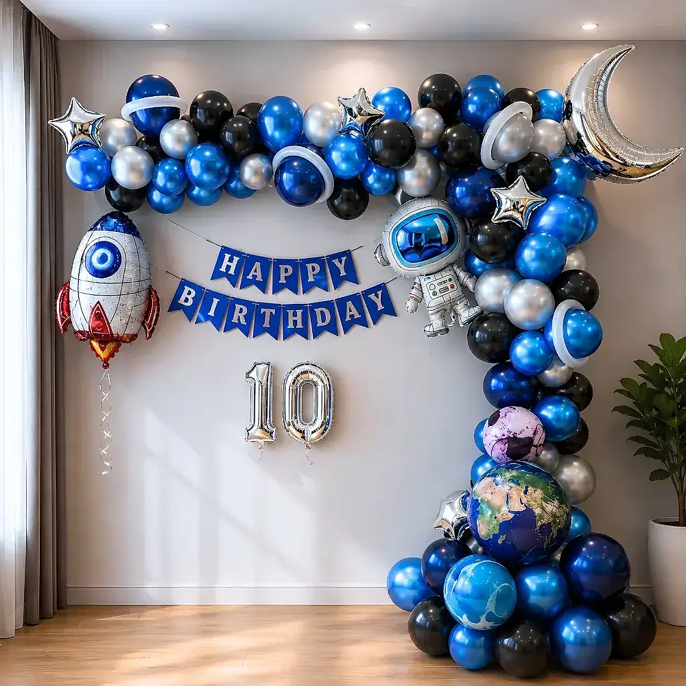 Simple Space Theme Decoration Set