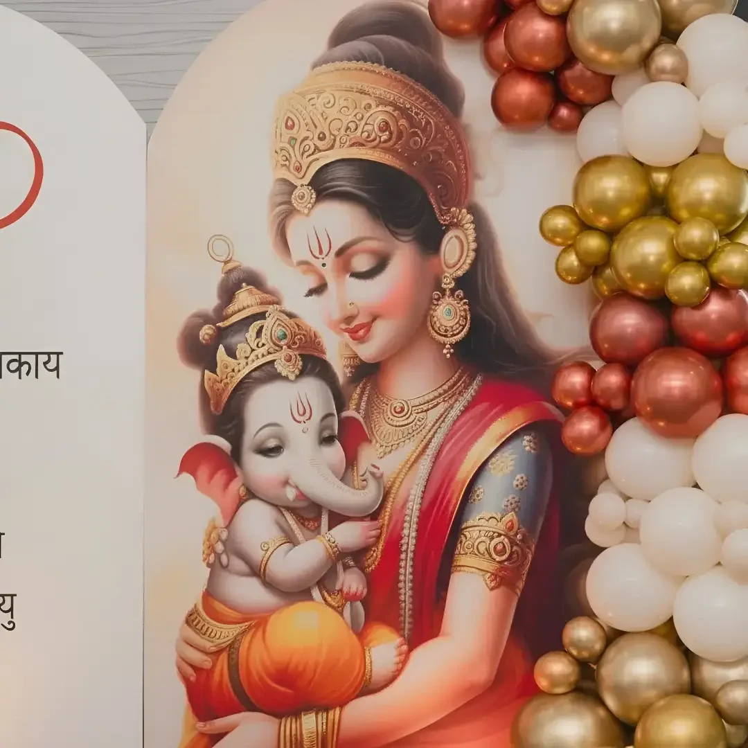 Premium Baby Annaprashan Ceremony Decor Setup