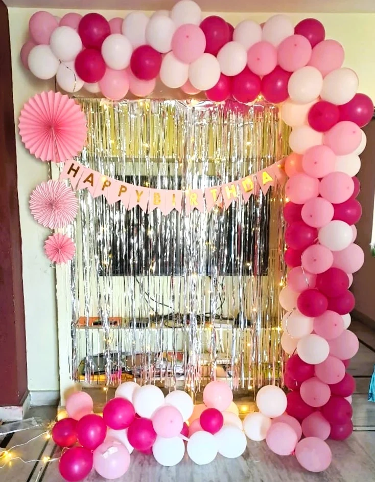 BabyGirlPinkBlissBalloonDecor